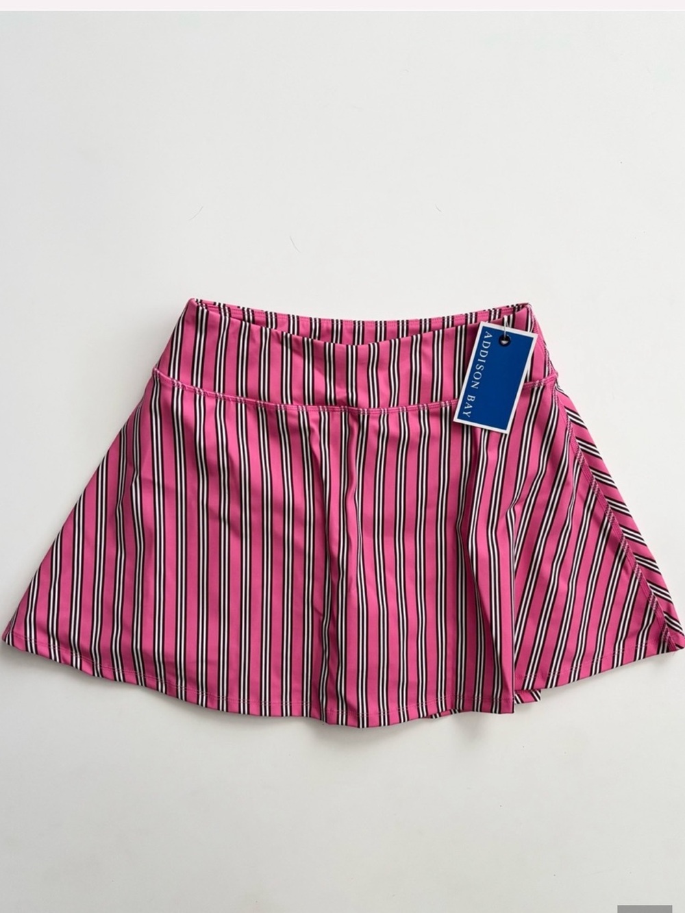 Addison Bay Rose Striped Skort Skirt